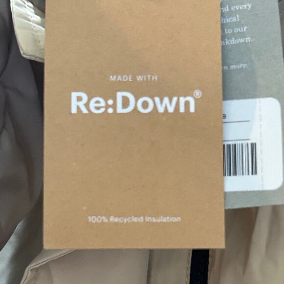 Everlane The ReDown Military Parka Coat Cashew Tan Hooded Women's XL NWT - Picture 14 of 15